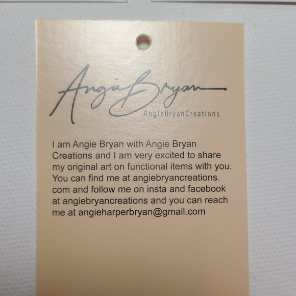 Colorful Mushroom Sandstone Coaster by Angie Bryan of Angie Bryan Creations - Picture 5 of 6